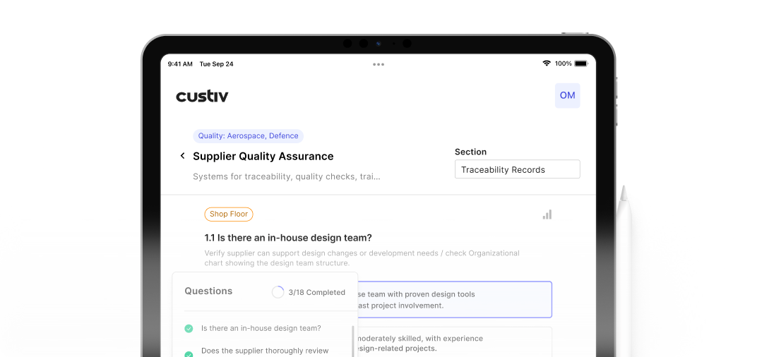 Factory Audits Module